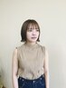 ブリーチなしで透明感120%***アディクシーカラーカット/￥11,500-