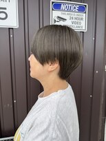 オーガニック ライフ 若葉 鶴ヶ島(organic+life) くびレイヤーグレージュエモージュ大人ショート小顔似合わせ