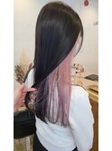 インナーカラー☆ピンク