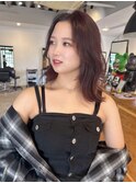 20代30代40代大人可愛い髪質改善カラー肩ラインエアリー