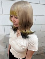 アルゴ 茅ヶ崎(ARUGO)&nbsp;レイヤーカット/デザインカラー/ミディアムヘア