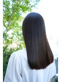 ★美髪ストレートヘア＃髪質改善＃縮毛矯正＃透明感カラー