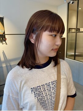 10代20代30代 オレンジブラウンカラー 京都河原町四条烏丸