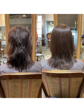 髪質改善と縮毛矯正の専門店 サンティエ(scintiller) 髪質改善/縮毛矯正/美髪/艶髪/弱酸性縮毛矯正/美髪ストレート