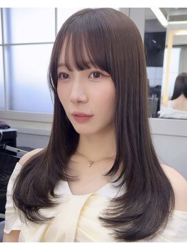 ロンドアヴァントゥス 池袋(Lond aventus) 韓国レイヤー/韓国風/ボブ/髪質改善/黒髪/ブリーチなし〔池袋〕