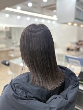 ディジョン 自由ヶ丘(Dijon) 韓国顔まわりレイヤーカットグレージュオリーブベージュブラウン