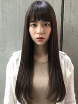 ヘアサロンエムフィス 池袋東口(HAIR SALON M Fe's) 縮毛矯正/髪質改善/池袋/前髪/ストレート/透明感/オリーブボブ