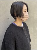 line/切りっぱなしボブエアリーロング美髪ピンクブラウン