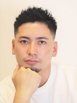 フランクスバーバー アンド ビアークラブ(FRANK'S BARBER and BEER CLUB) MEN’S HAIR/リバースセンターパート/ニュアンスパーマ