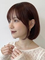 ミンクスリッカ 表参道(MINX RICCa)&nbsp;ボブに飽きた方へ◎顔周りレイヤーで垢抜けボブ