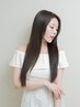 【自然な艶髪ストレート】縮毛矯正＋カット＋潤艶トリートメント　￥19,000