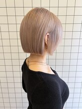 フェイスフレームデザイン(face frame design)&nbsp;◯ピンクベージュ　ボブ