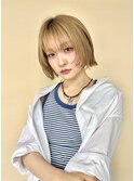 〈s6〉大人ショートハイライト髪質改善キッズカット前髪30代40代