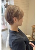 【Anree】ハイトーン×丸みショート