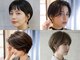 ビュートリアム 梅田(BEAUTRIUM)の写真/≪小顔にみせる顔周りカット≫あなたの雰囲気に合わせてカットしてくれる☆横顔もキレイにかわいく♪