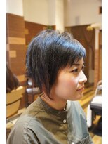 リブウェル ヘア ワークス 北千住(Livewellhair works) ベリーショートサイドアシメ