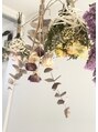 ヘアサロン ケッテ(hair salon kette)&nbsp;お客様から頂いたお花＊自宅に飾りドライにして楽しんでいます＊