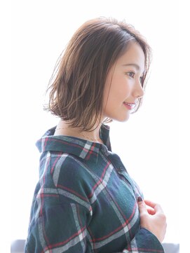 ヘアーデザイン ディードット ウル(D. ulu) ハネボブ×ミックス巻き＝大人のおしゃれボブ