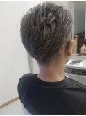 ツーブロック グレージュカラー