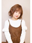 【arts 新宿】ベージュカラー×外ハネ小顔ボブ　30代40代50代