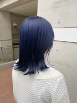 ヘアーデザイン アルエ(HAIR×design ARUE) 【ARUE】ロブ×ブルー