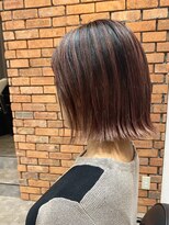 アットラップレーヴ(attrape-reve)&nbsp;大人可愛い/透明感/グラデーション/ボルドー