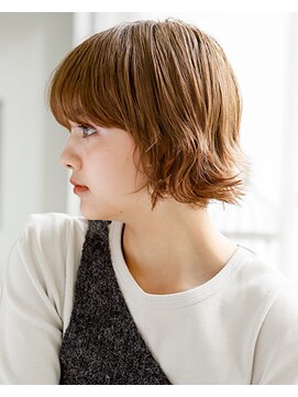 タヤ 府中店(TAYA) 10代学割U24シースルーバングイヤリングカラー外ハネショート