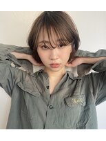 ヤーン(yearn) 《yearn》サンドベージュ×マッシュショート《伏見/栄/名駅》