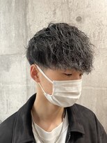 メンズアンダーバーホワイト 南海難波店(Men's _WHITE)&nbsp;前下がりマッシュ～ツイストスパイラル～
