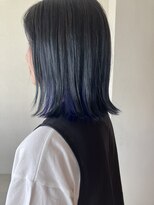 ヘアースペースブルーム プリュス 石橋店(HAIR SPACE BLOOM plus) 【石橋/ハイライトカラー】デザインカラー白髪ぼかしハイライト