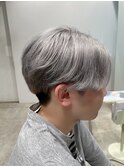 guest Styleブリーチ2回！！メンズシルバーカラー