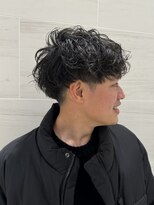 ピークアブー アヴェダ ギンザシックス(PEEK-A-BOO AVEDA GINZASIX) 刈り上げマッシュパーマ  メンズ刈り上げパーマモテパーマメンズ