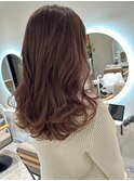 ミディアムストレート 小顔ヘア 伸ばしかけヘア 白髪染め