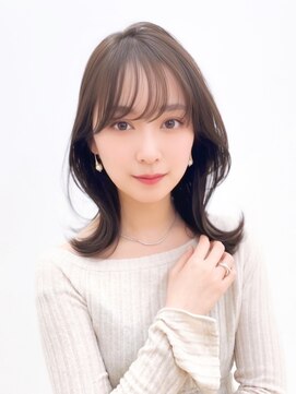 ユーフォリア 新宿店(Euphoria) 外ハネヘルシースタイルショコラアッシュふんわり丸みカール