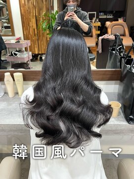 アミー 銀座(Ammy) #コテ巻き風パーマ #パーマロング#韓国風パーマ#デジタルパーマ