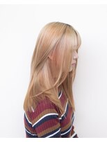 ルプラ ガーデン(le-pla garden) オレンジベージュ#豊橋#ダブルカラー#切りっぱなし#ケアブリーチ