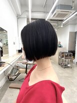 ニュート(Neut )&nbsp;切りっぱなしワンレンボブ/黒髪/ショート/ミニマムショート