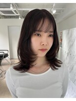 アンダーバーホワイトモデ 河内長野(_WHITE mode)&nbsp;ハイライトカラーミルクティーベージュレイヤーカット