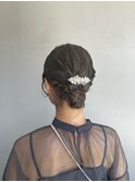 松山市/10代/20代/30代/40代/ダウンお団子ヘアアレンジ