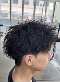 メンズショートパーマ