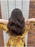 大人可愛い薄めバングくびれヘアヘルシースタイル☆髪質改善