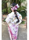 成人式スタイル編み下ろし