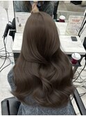ショコラブラウン  アッシュグレージュ  透明感カラー