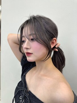 ロンドアヴァントゥス 池袋(Lond aventus) 韓国レイヤー/韓国風/ボブ/髪質改善/黒髪/ブリーチなし〔池袋〕