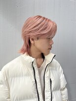 スティミュラス(Stimulus)&nbsp;センターパート/ハイトーン/ピンクカラー/ハイトーンカラー