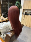 ダブルカラー×カーディナルレッド