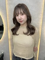 ルノン シェリー(LUNON cheliy)&nbsp;ホワイトグレージュミニウルフチェリーブラウンデジタルパーマ