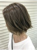 【BOTANIUM byRrSALON】ぱっつんボブ×ランダムハイライト☆