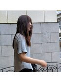 【巻かなくてもかわいい！】ツヤ髪ストレート