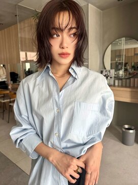 ミンクス渋谷スマートサロン(MINX shibuya smart salon) 【MINX】くびれヘア＋くすみベージュハイライトカラー_渋谷